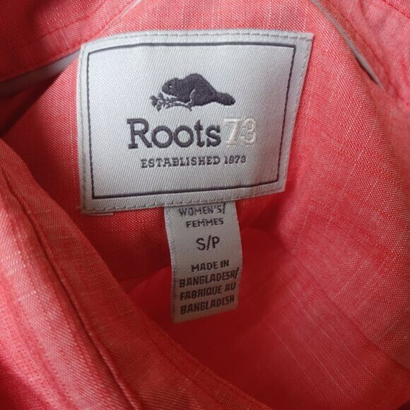 Roots Cotton Shirt S - Picture 4 of 5